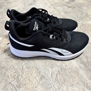 Reebok Black and White Athletic Shoes